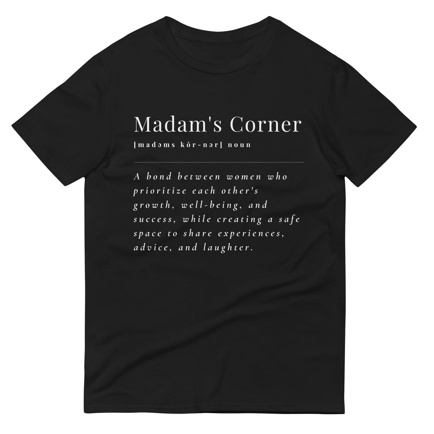 Madam's Corner Meaning